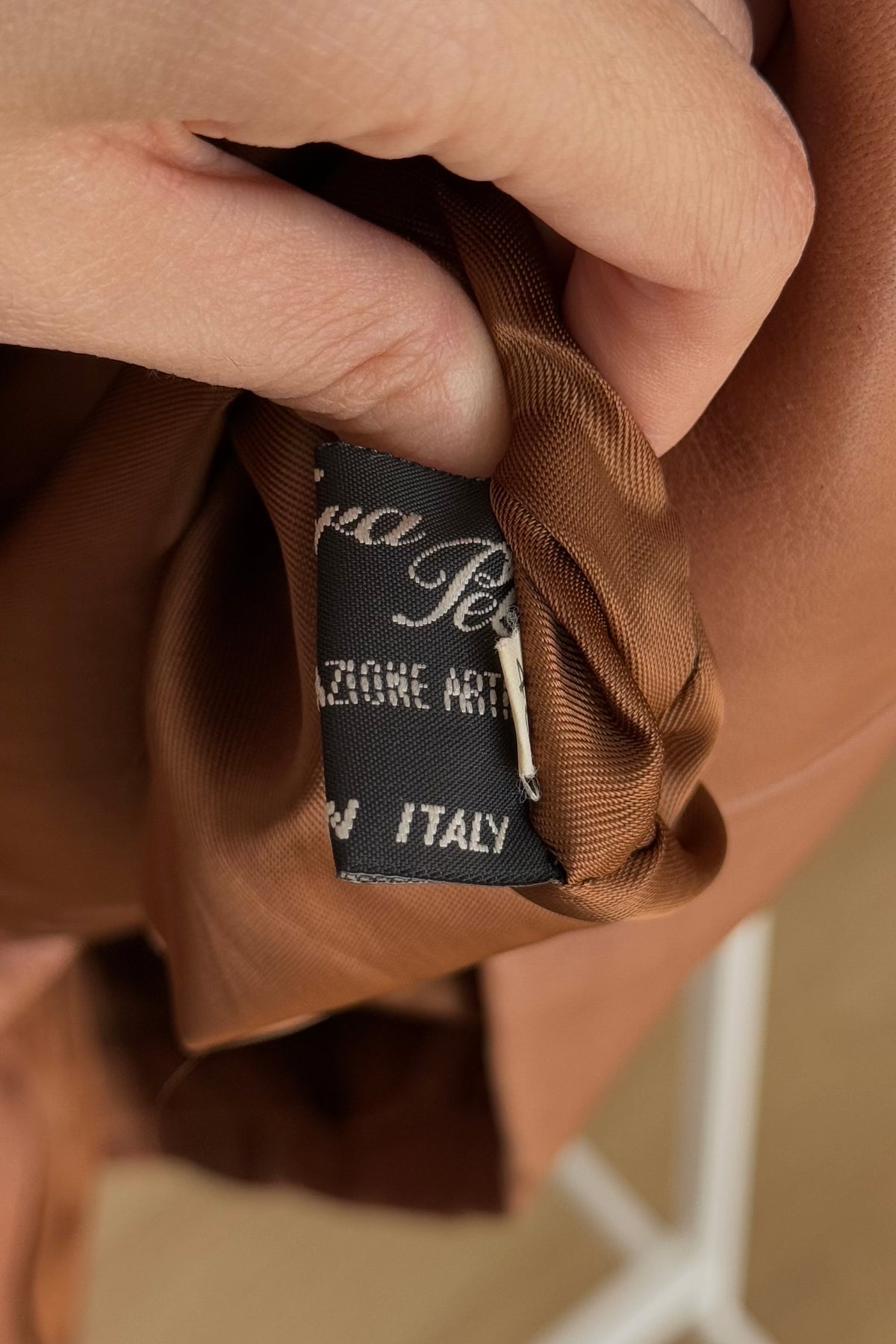 Giacca vintage 100% vera pelle - M