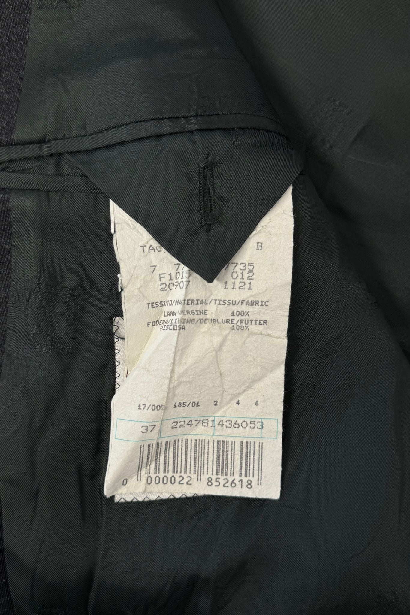 Vintage blazer 100% lana