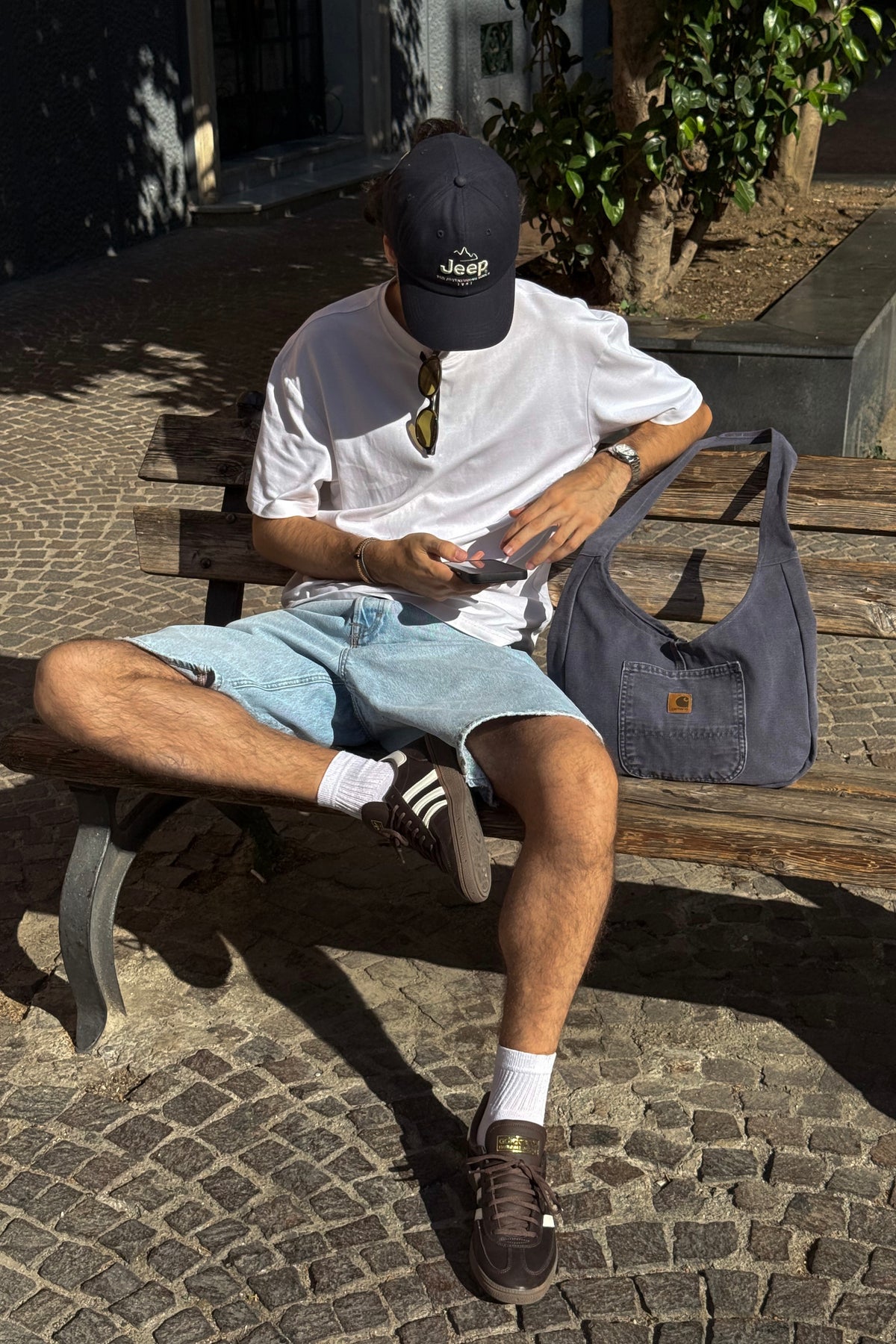 Sling Bag Carhartt Reworked - Grigio Violaceo