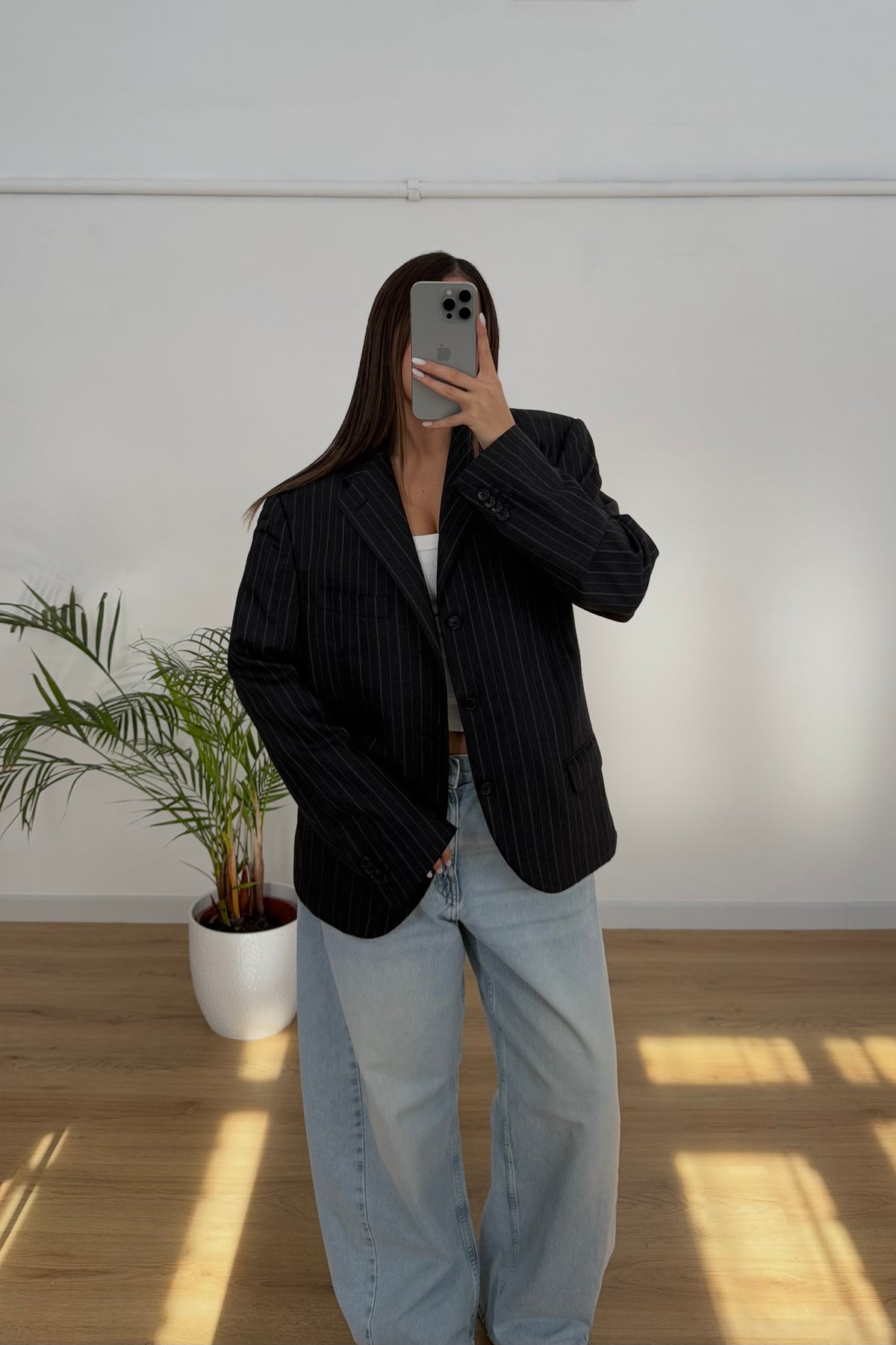 Blazer vintage 98% lana 2% cashmere - S/M