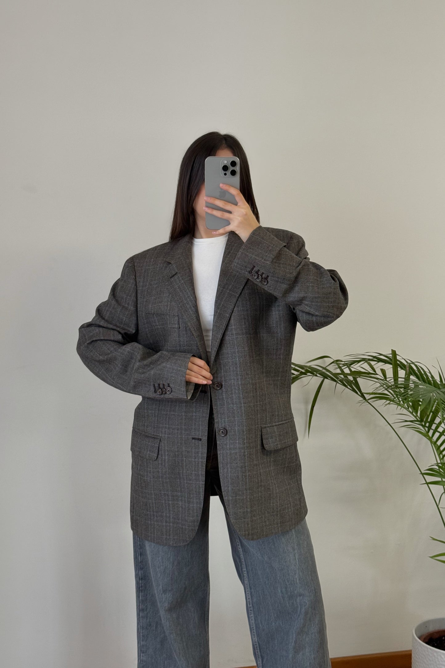 Vintage blazer 90% lana 10% cashmere