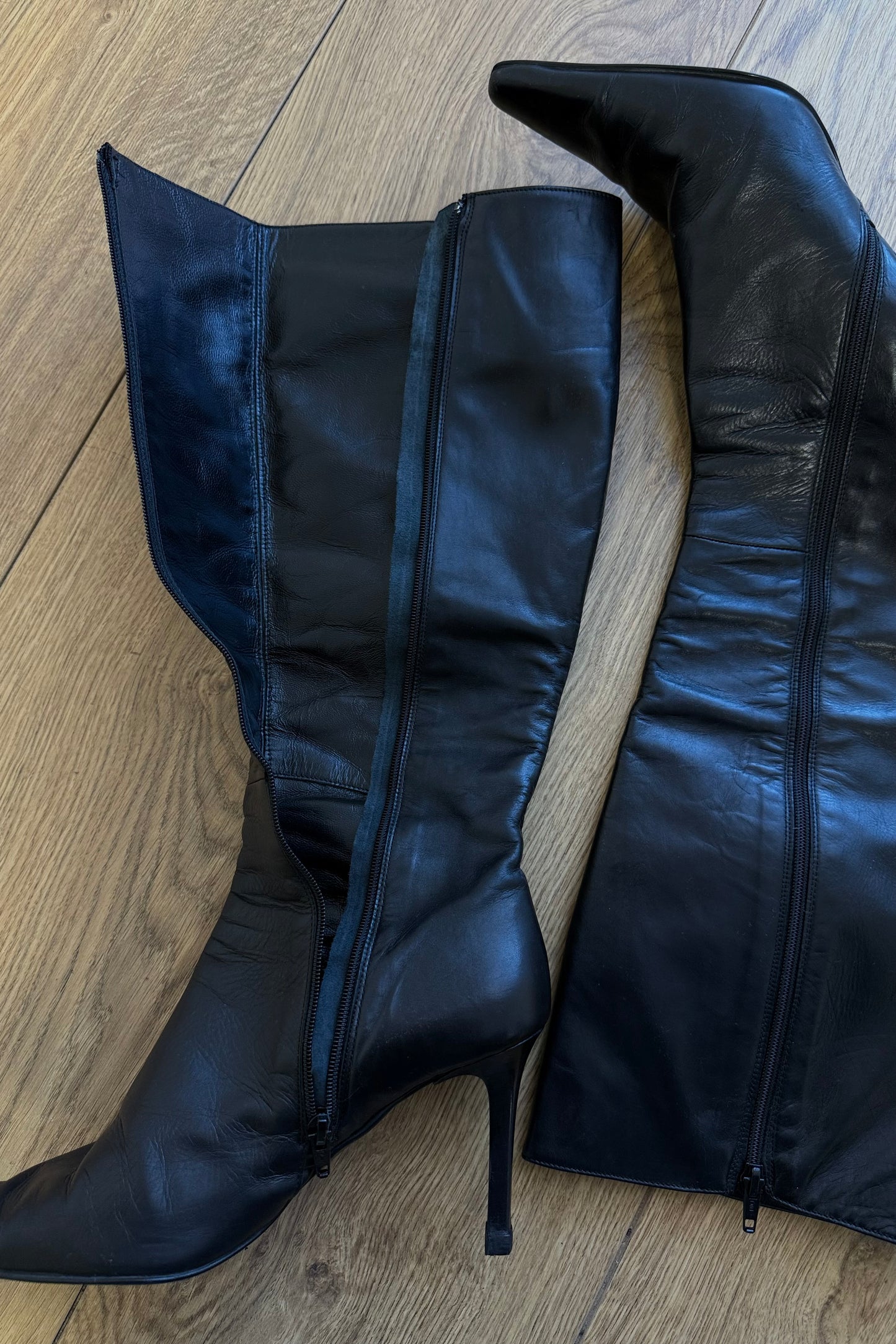 Stivali vintage 100% vera pelle