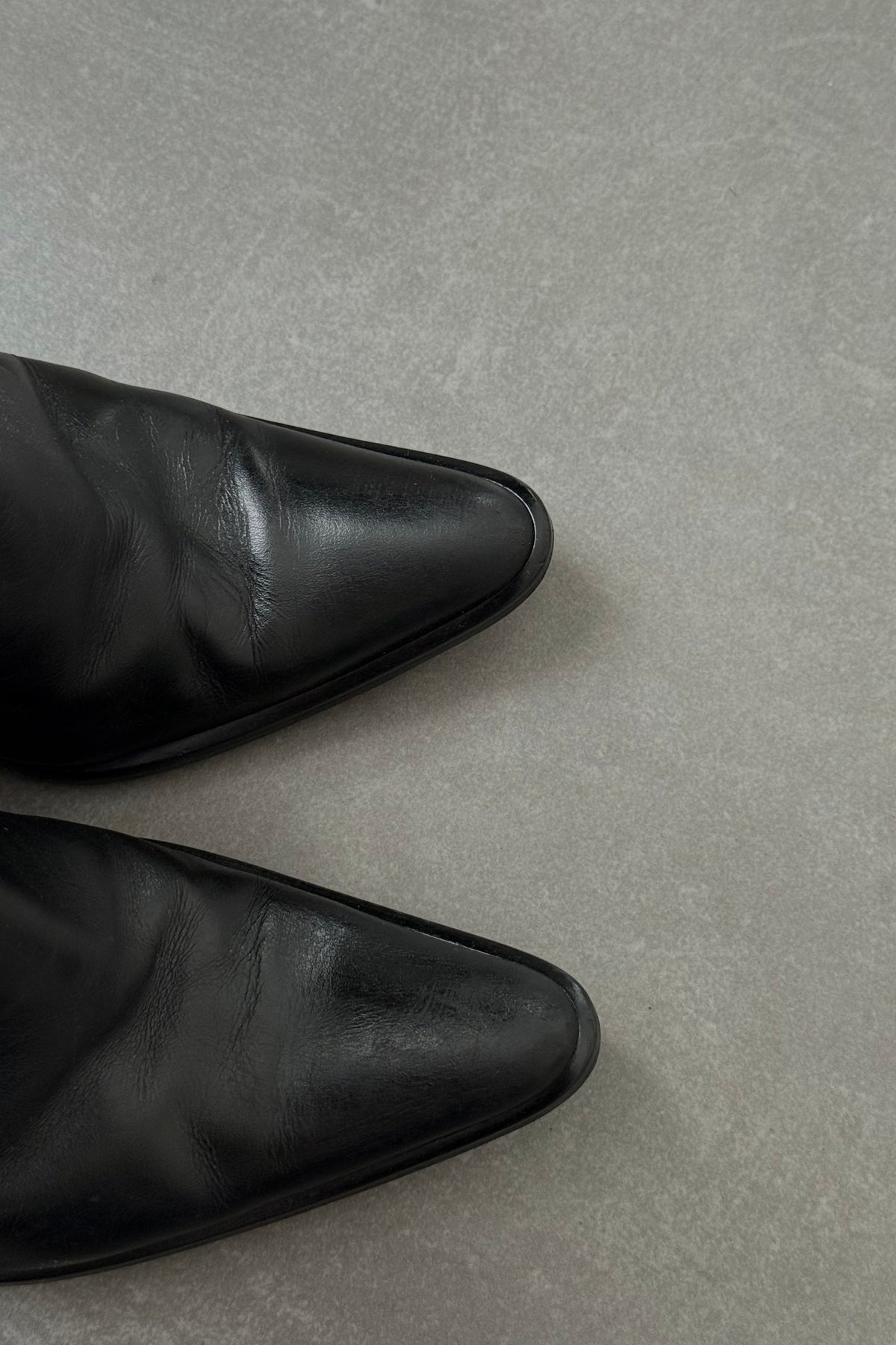 Stivali vintage in vera pelle - N.36