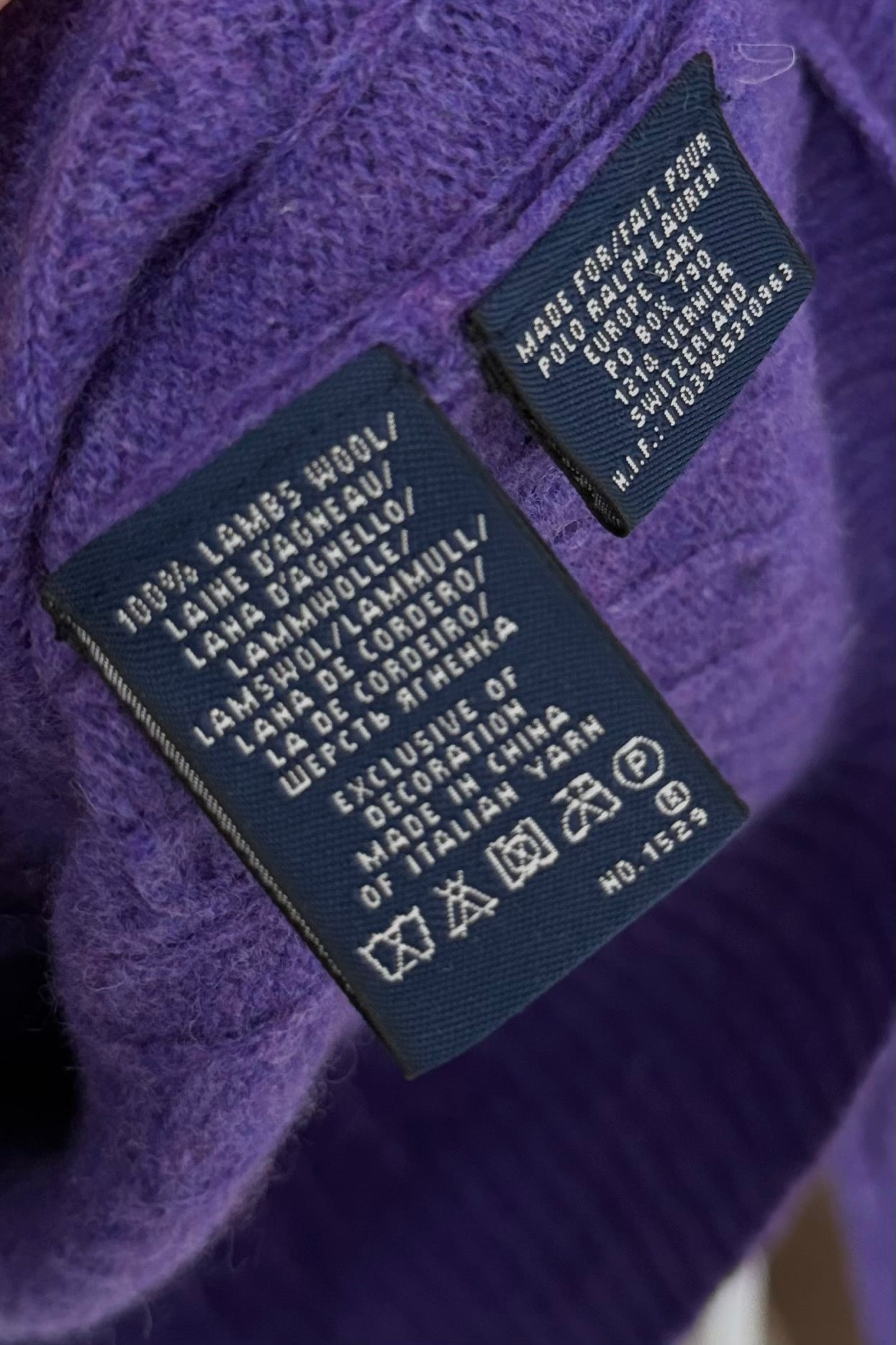 Maglione Ralph Lauren 100% lana