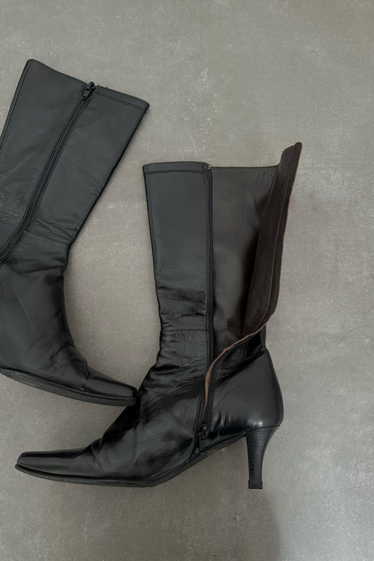 Stivali vintage in 100% vera pelle - N.36