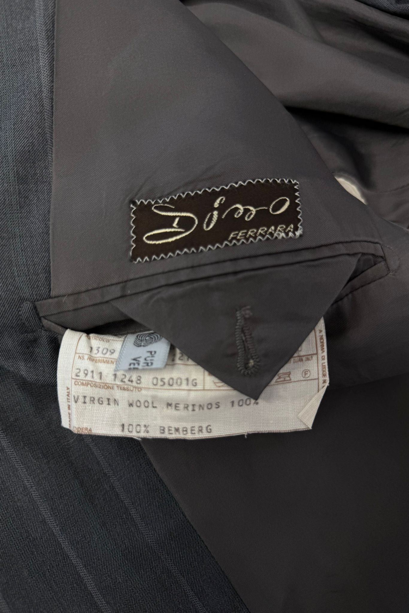 Vintage blazer gessato 100% lana