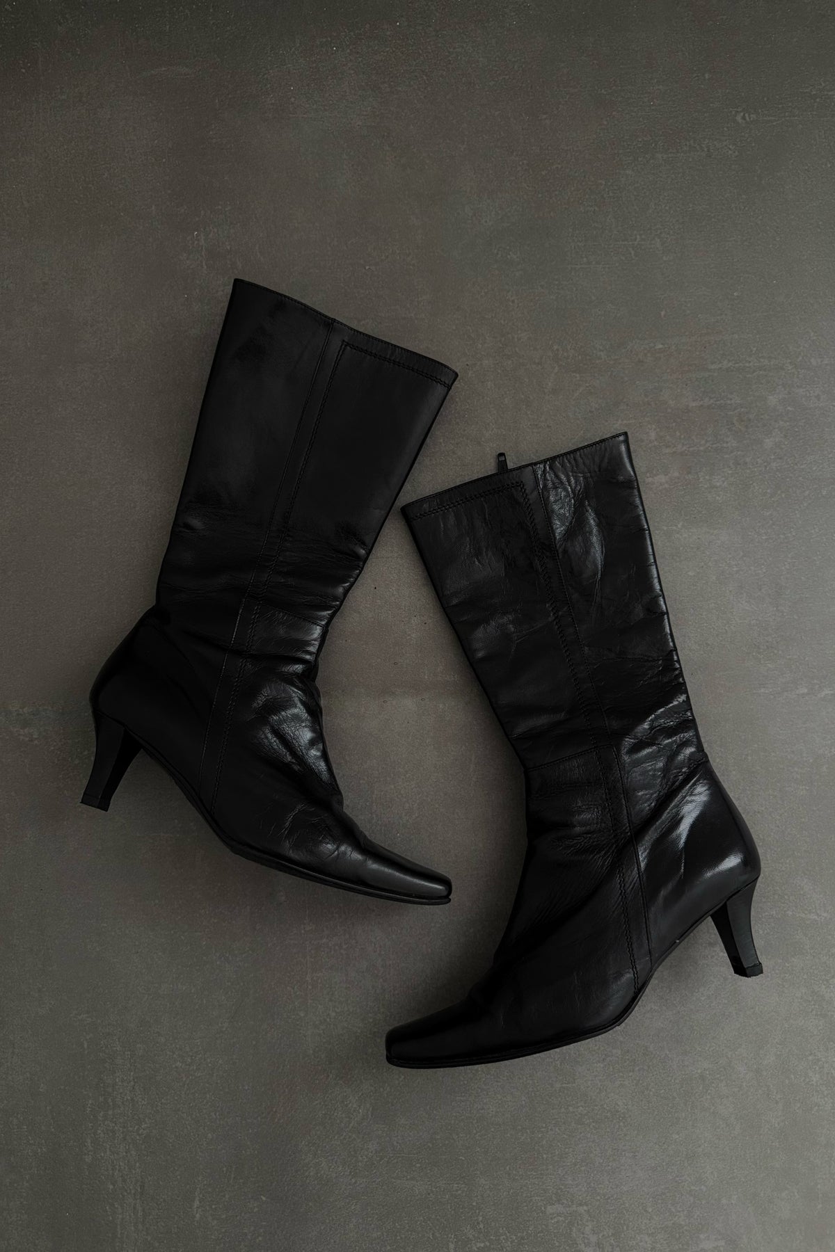 Stivali vintage in 100% vera pelle - N.36