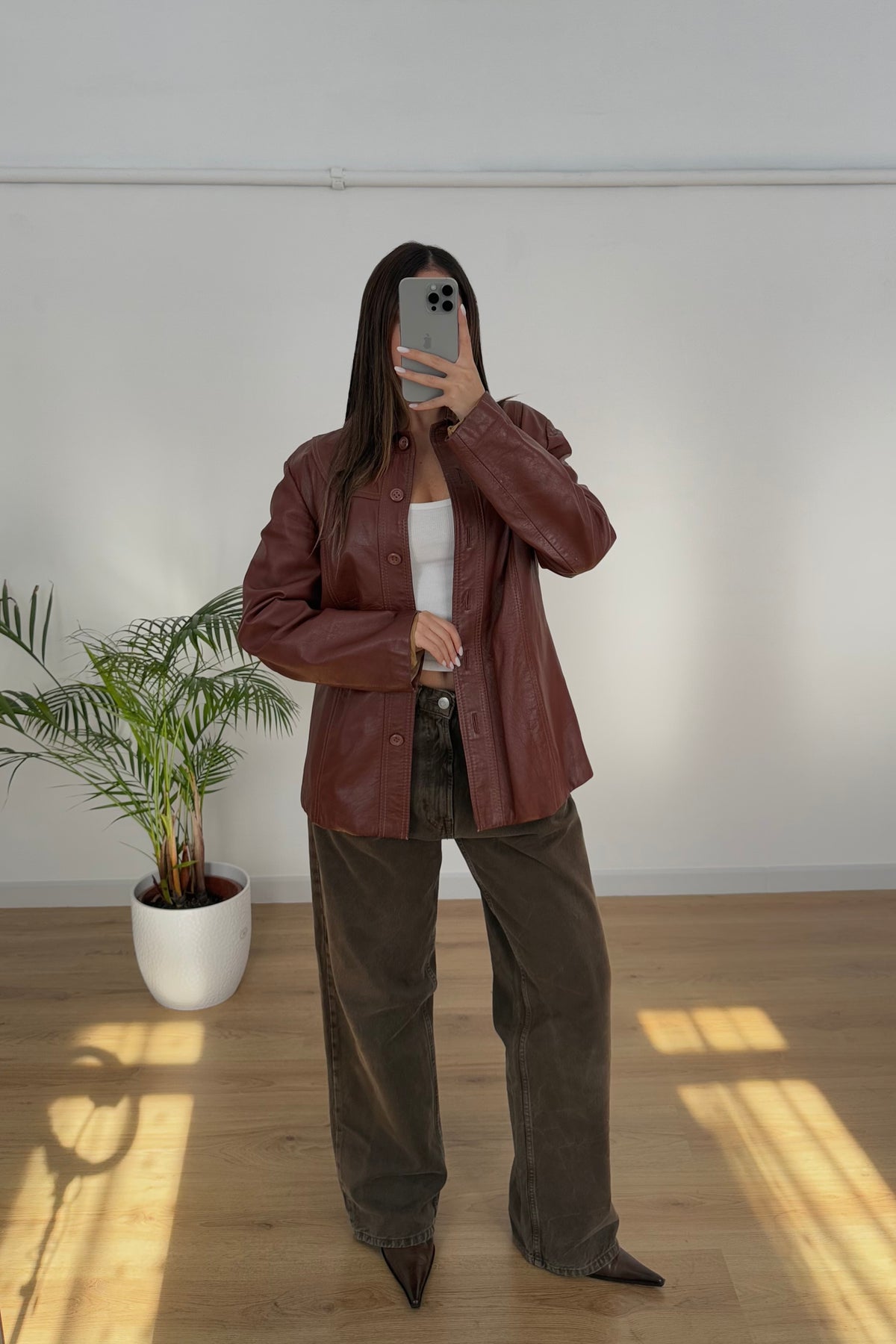 Giacca in 100% vera pelle - S/M