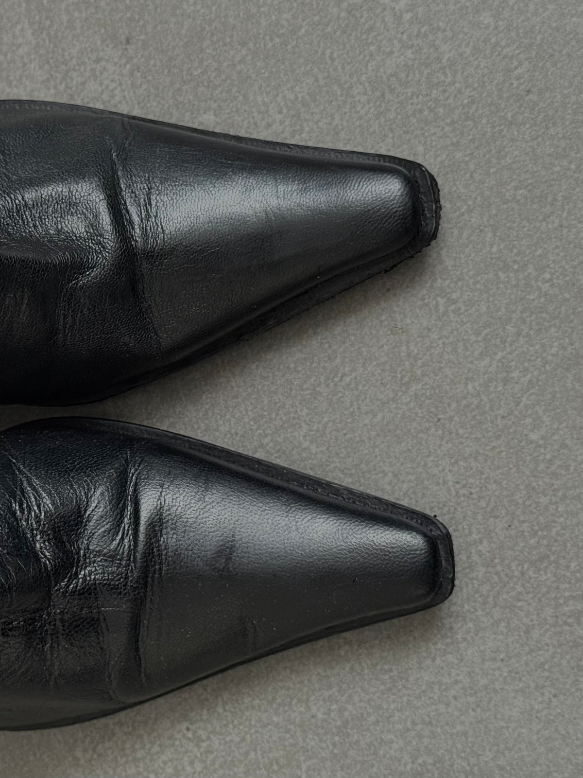 Stivali vintage in vera pelle - N.37