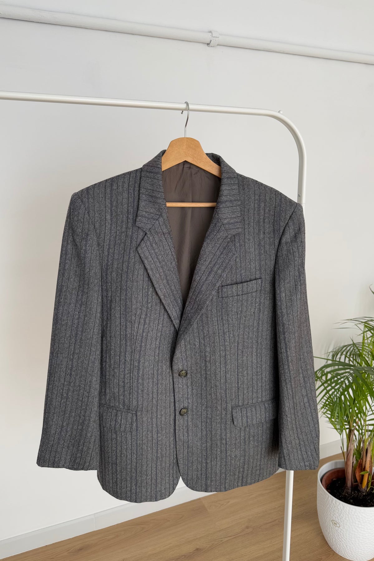 Blazer vintage 100% lana - M