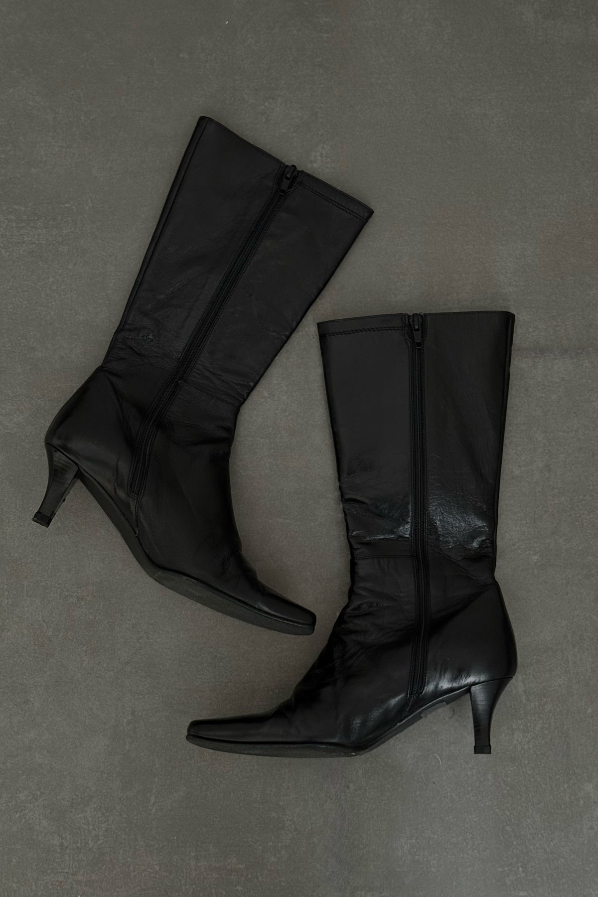 Stivali vintage in 100% vera pelle - N.36
