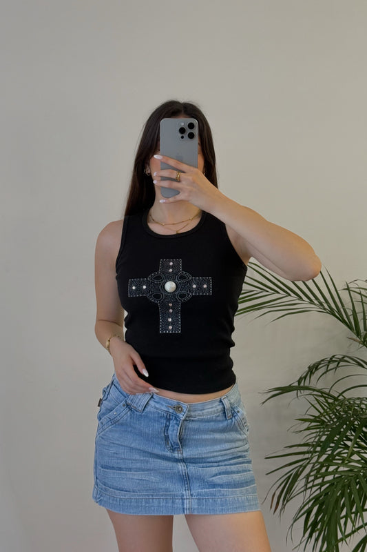 Cross y2k t-shirt