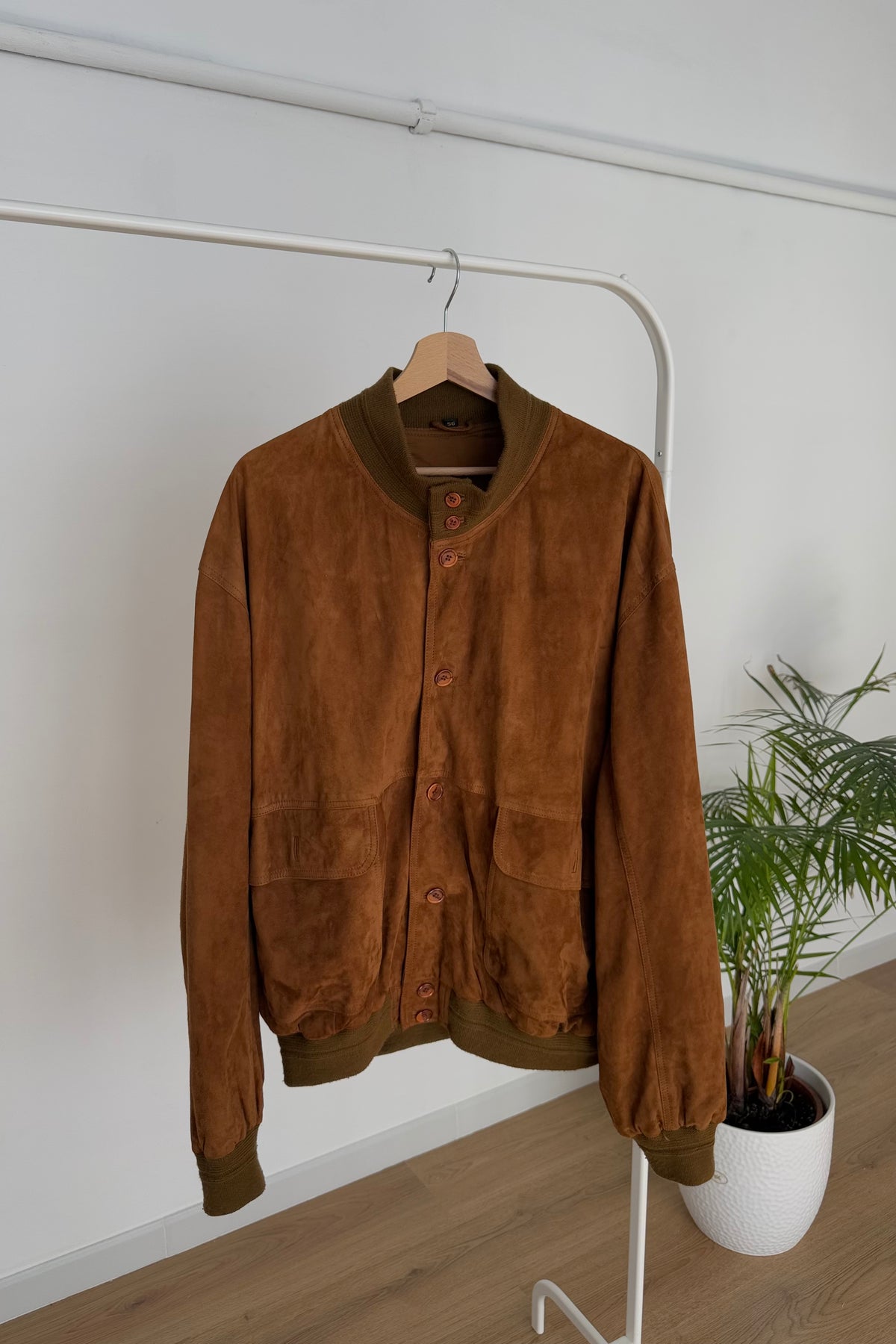 Giacca in suede 100% vera pelle - L