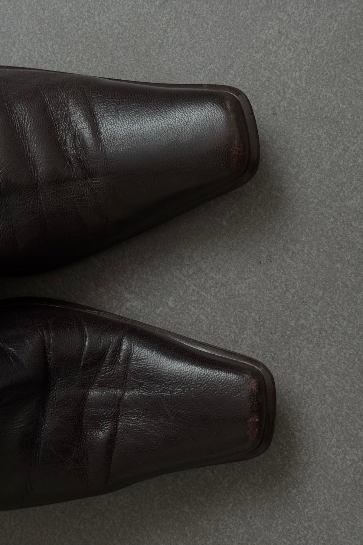 Stivali vintage in vera pelle - N.37