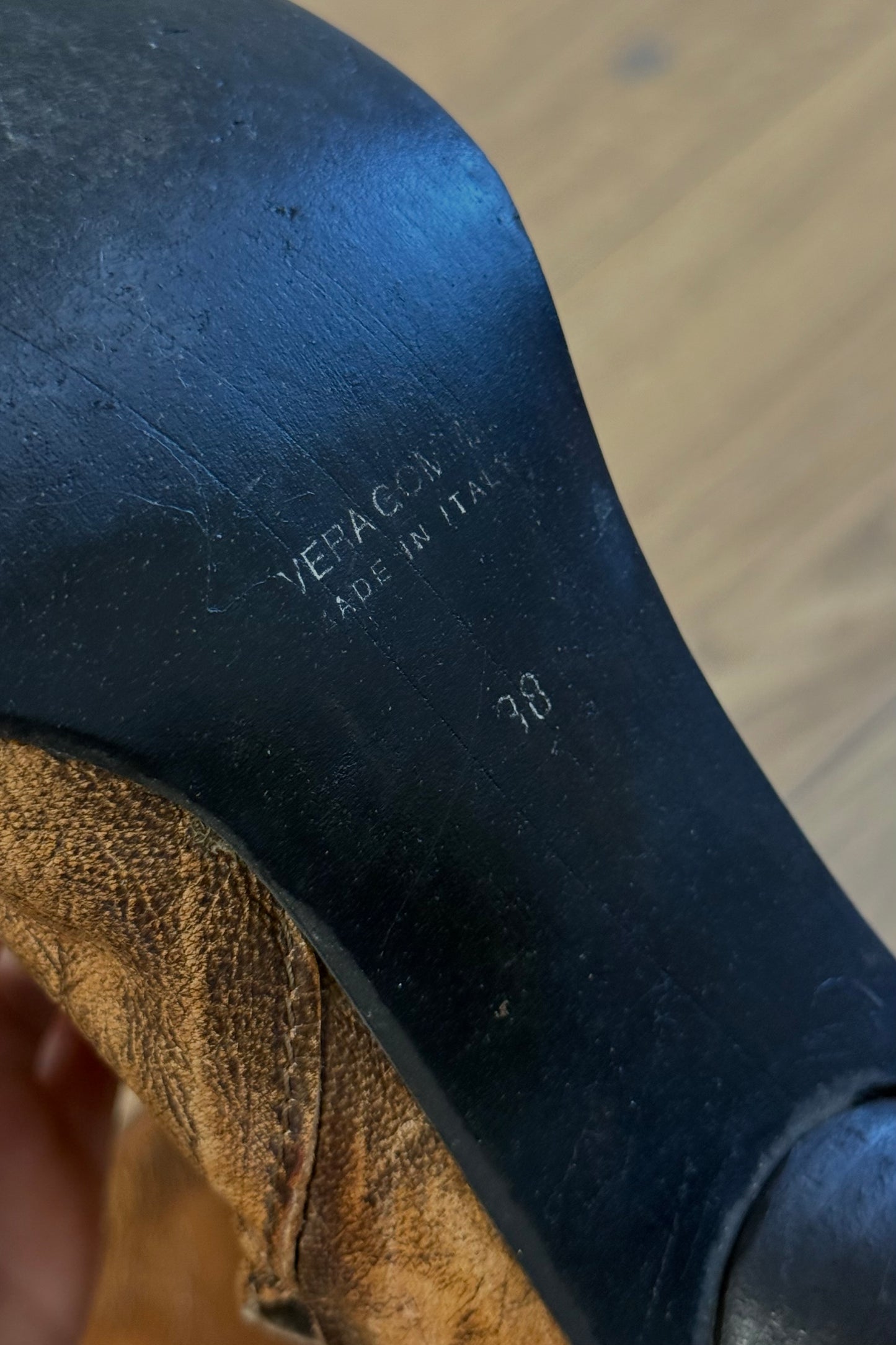 Stivali vintage 100% vera pelle