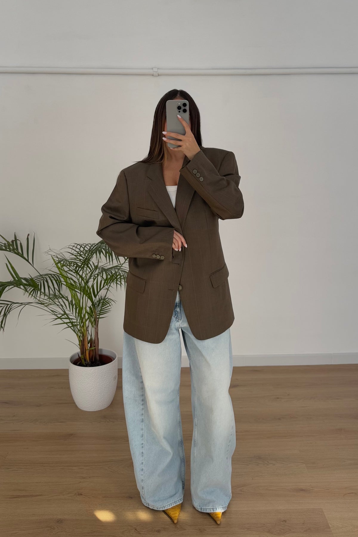 Blazer vintage 100% lana - S/M
