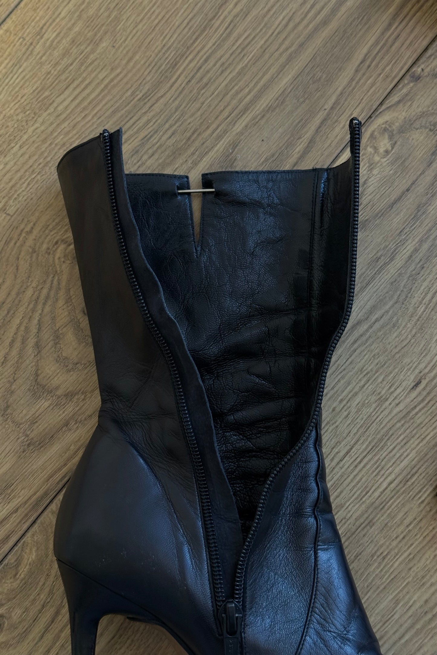 Stivali vintage 100% vera pelle