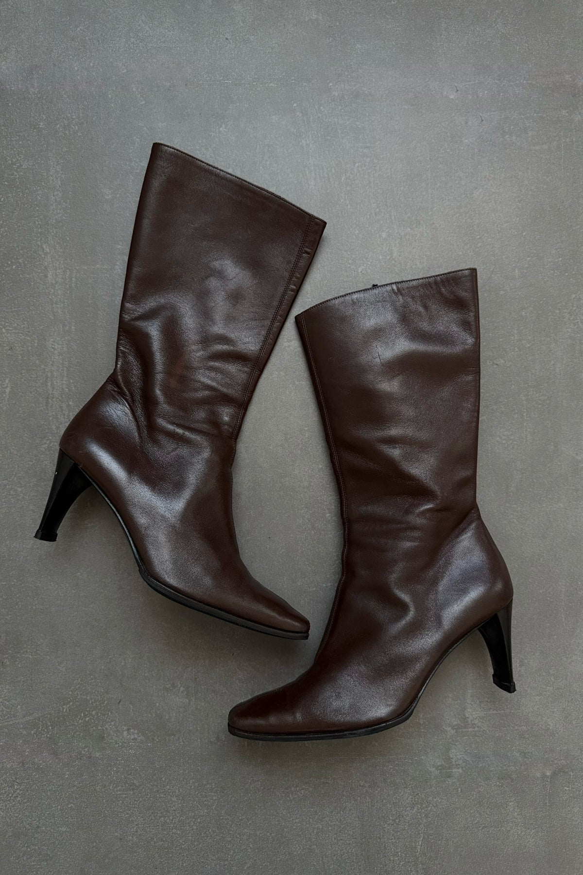 Stivali vintage 100% vera pelle - N.38