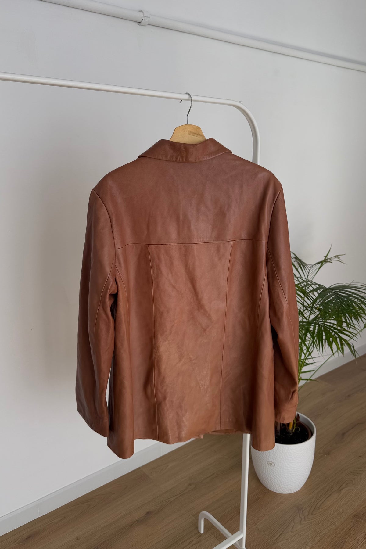 Giacca vintage 100% vera pelle - M