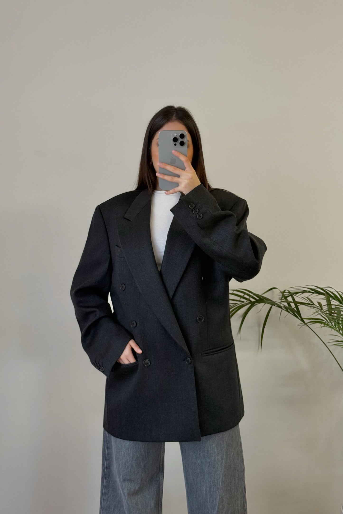 Vintage blazer 100% lana