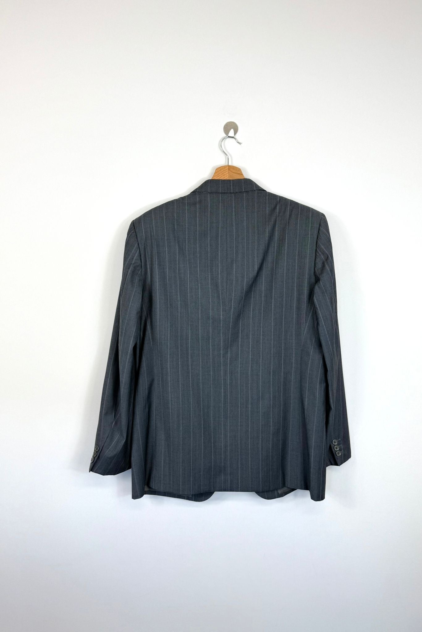 Vintage blazer gessato 100% lana