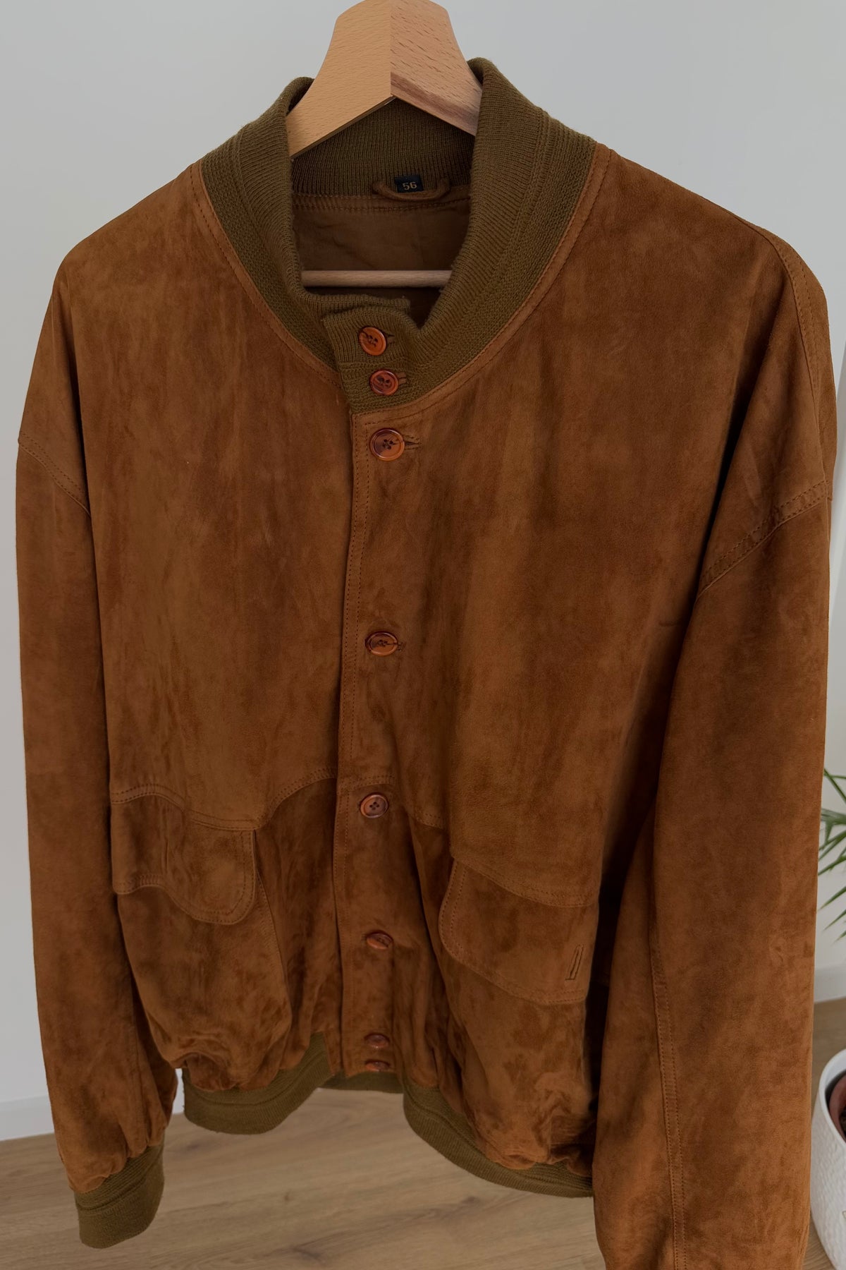 Giacca in suede 100% vera pelle - L