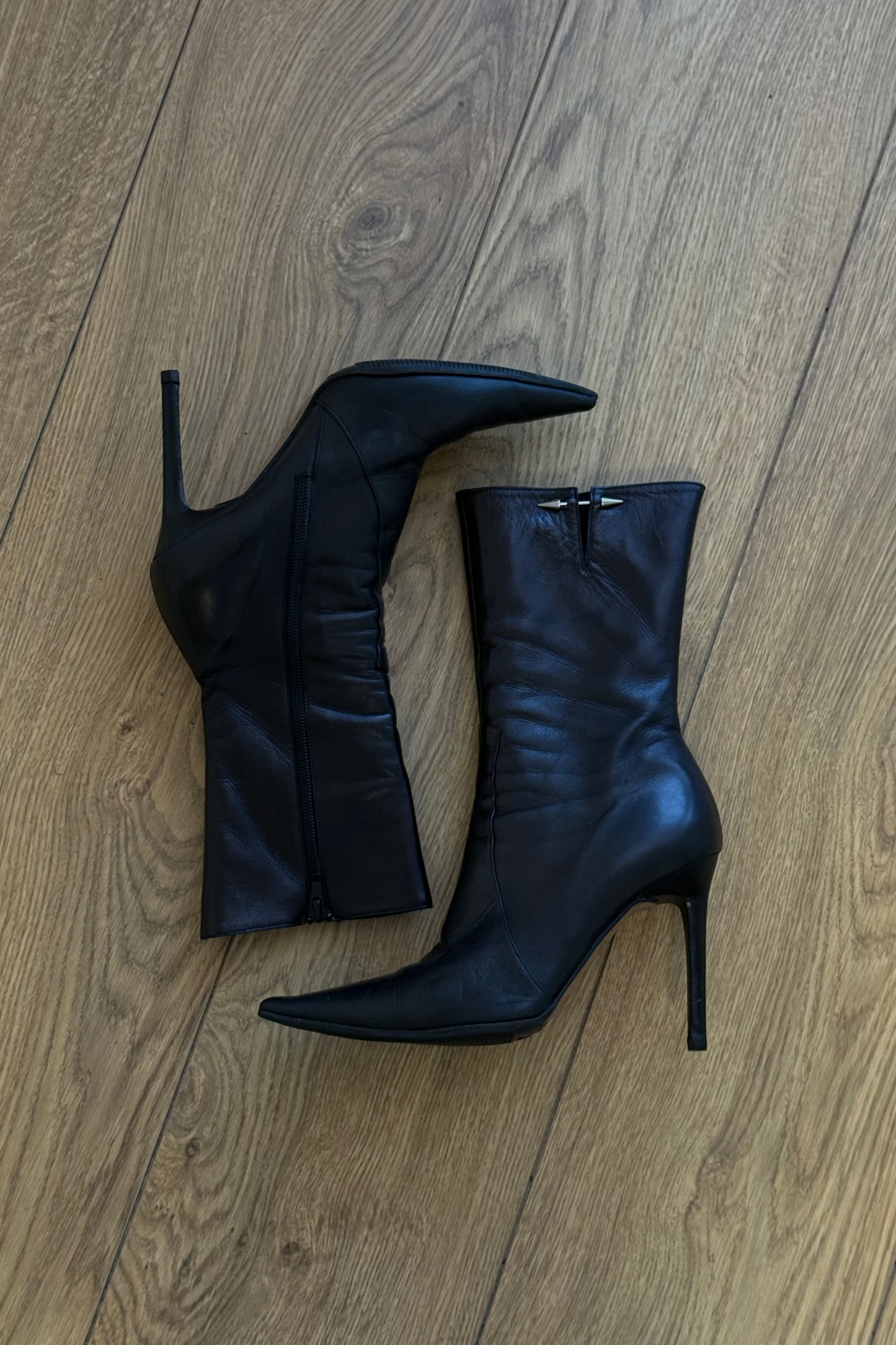 Stivali vintage 100% vera pelle