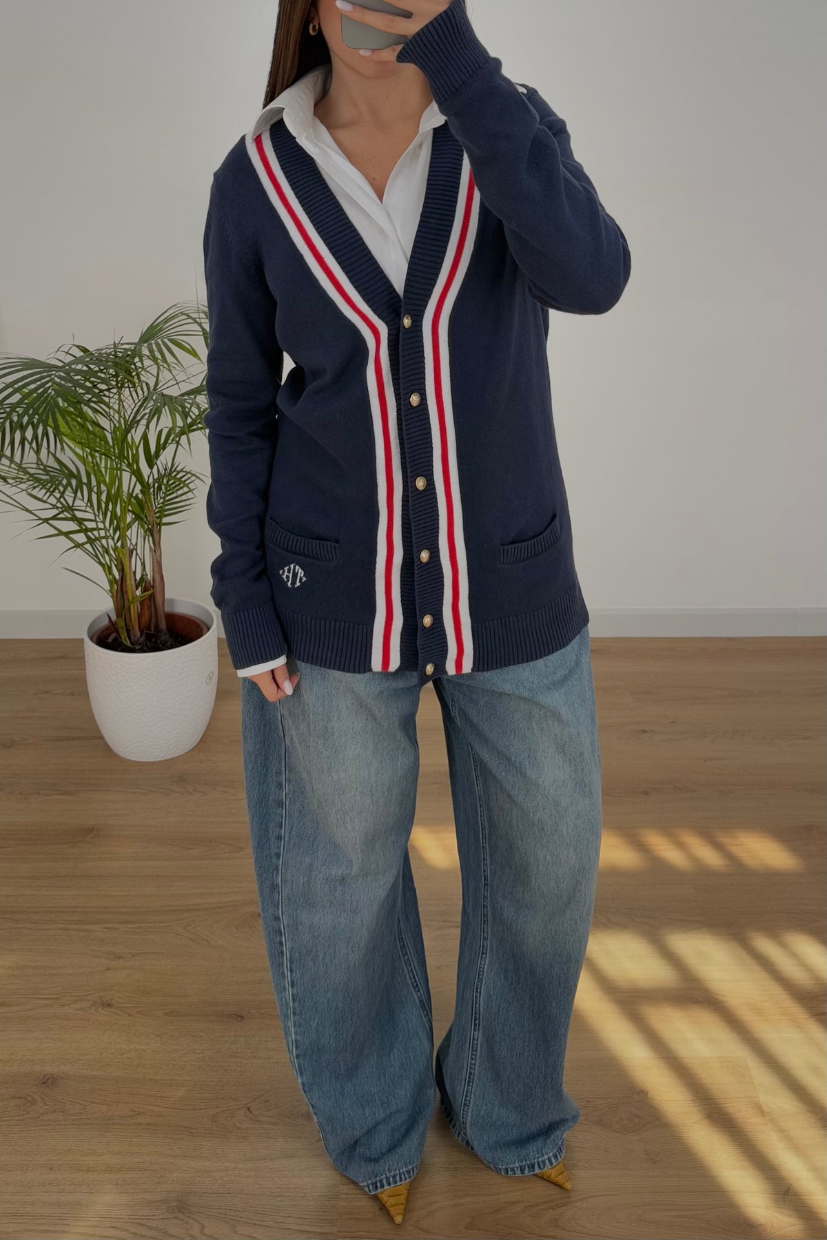 Cardigan Tommy Hilfiger 100% cotone - S