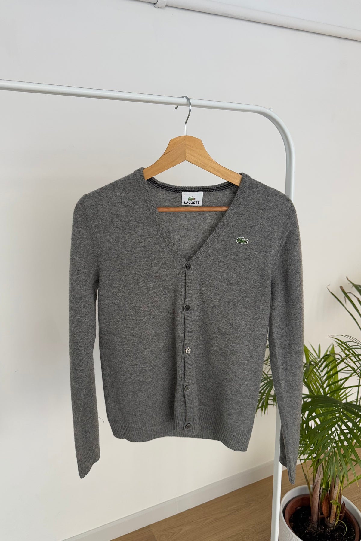 Cardigan Lacoste 100% lana - S